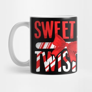 Sweet but twisted Christmas candy cane Mug